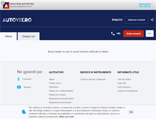 Tablet Screenshot of intelprof.autovit.ro