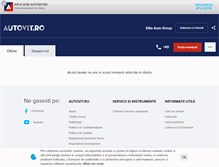 Tablet Screenshot of eliteautogroup.autovit.ro
