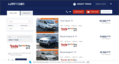 Desktop Screenshot of bradytrade.autovit.ro