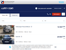 Tablet Screenshot of exclusivauto.autovit.ro