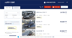 Desktop Screenshot of apanmotors.autovit.ro
